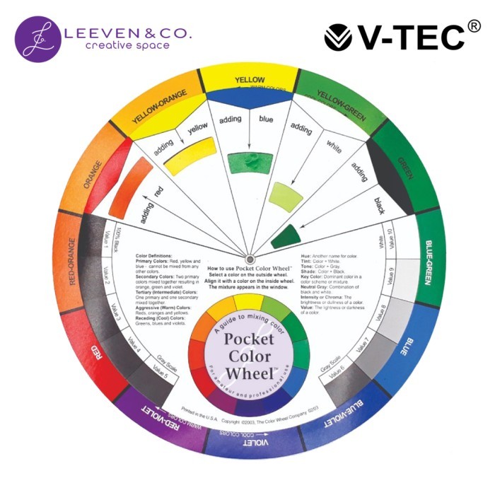 

VTEC COLOUR WHEEL DIAMETER 14CM