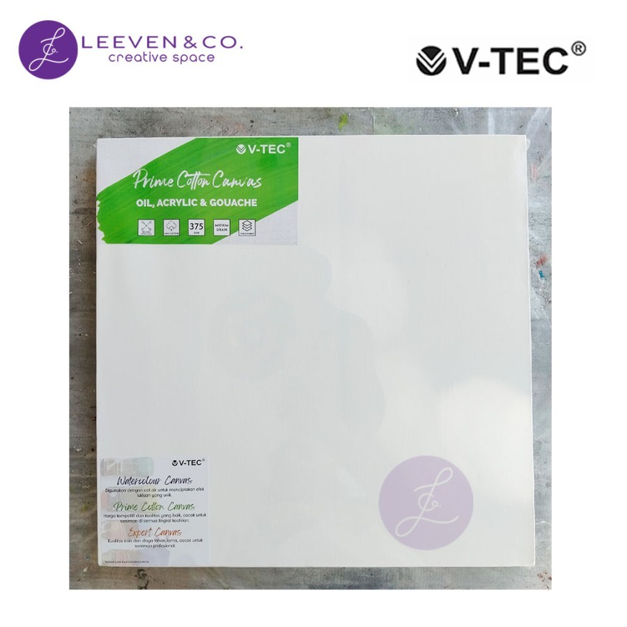 

VTEC KANVAS BINGKAI PRIME CANVAS UK.30X30 (JS) / canvas lukis