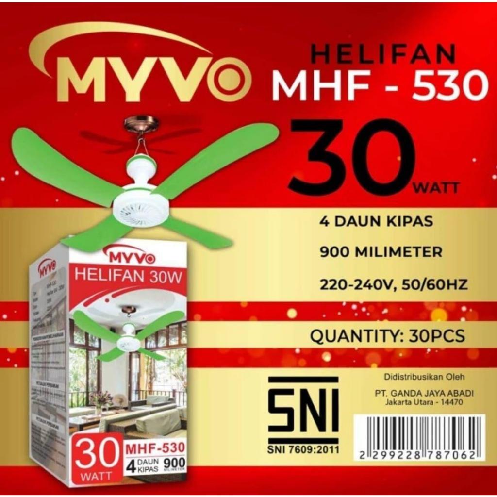 Myvo Kipas Gantung 30 Watt Kipas Baling Myvo 30W MHF 530 SNI Helifan