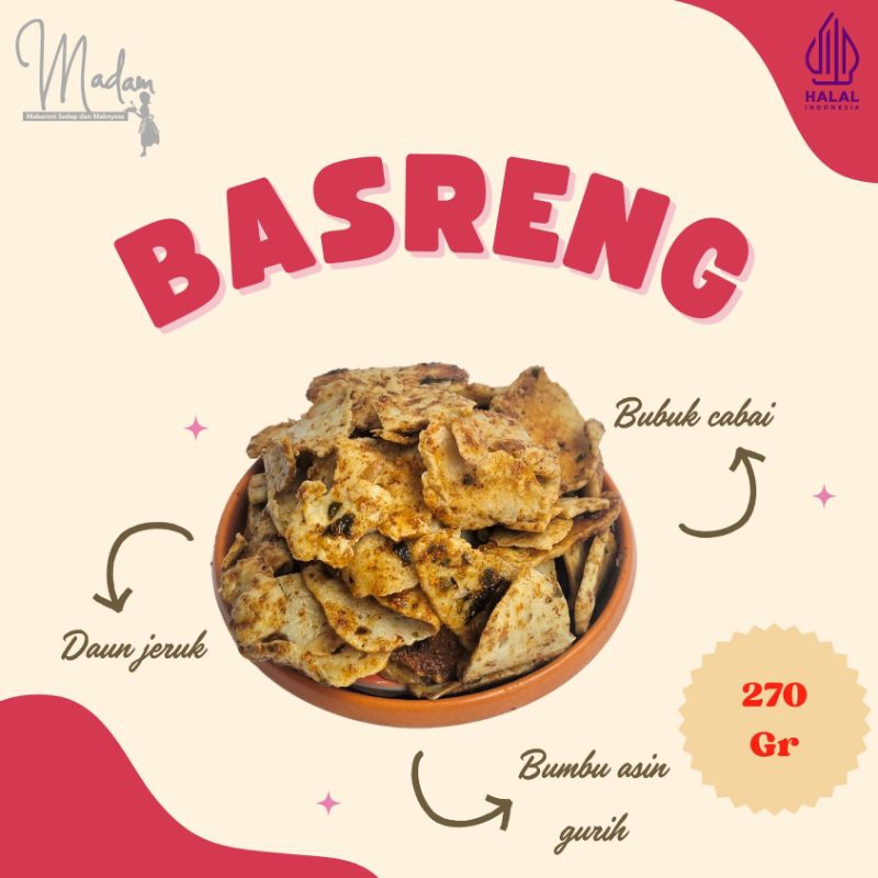 

Basreng Makaroni Madam JUMBO 270 gram