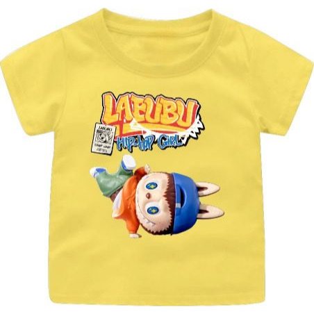 JSJ Baju kaos Atasan Labubu Sunday Skate Anak Cowok/Cewek 1-12TAHUN/REMAJA/DEWASA S-7XL