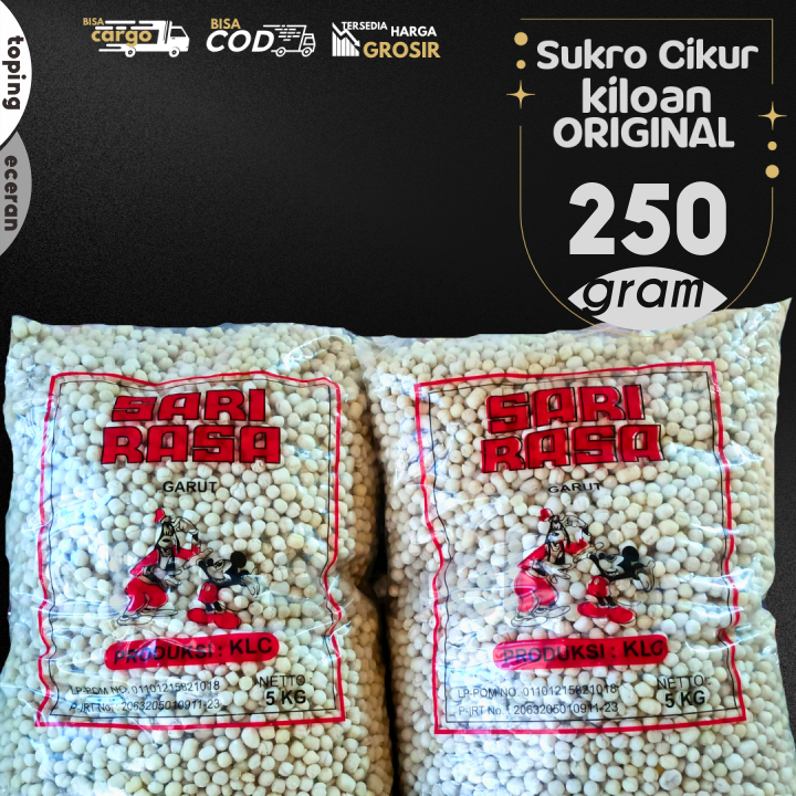 

Sukro CIKUR KILOAN 250gr Original SariRasa by Lahawelah