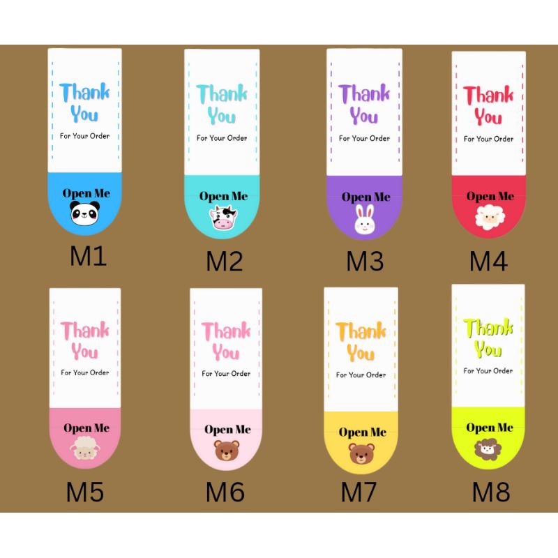 

Sticker label jualan thank you terimakasih murah lonjong bulat