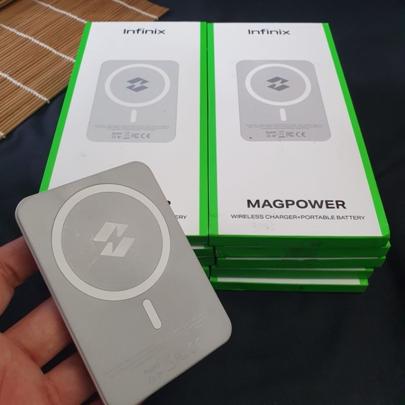 [100% ORI] Charger Wireless MAGPOWER || MAGPAD || POWERBANK || Magsafe Copotan HP Infinix Note 40, N