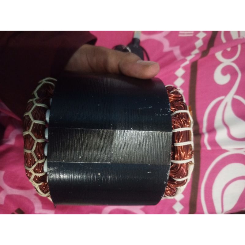 Gulungan Dinamo Kompresor Stator Motor Kompresor 1HP (Khusus Oilles)