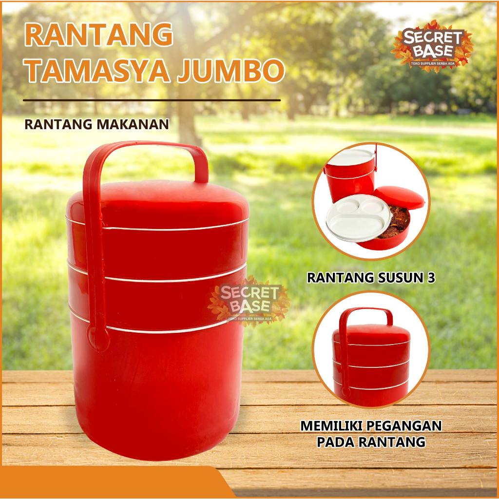 RANTANG TAMASYA JUMBO - RANTANG SUSUN PLASTIK / TEMPAT BEKAL MAKAN