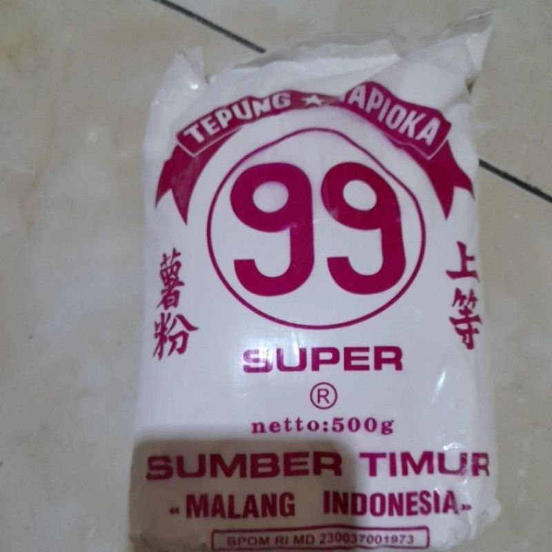 

Tepung tapioka 99 super tepung kanji 99 500g