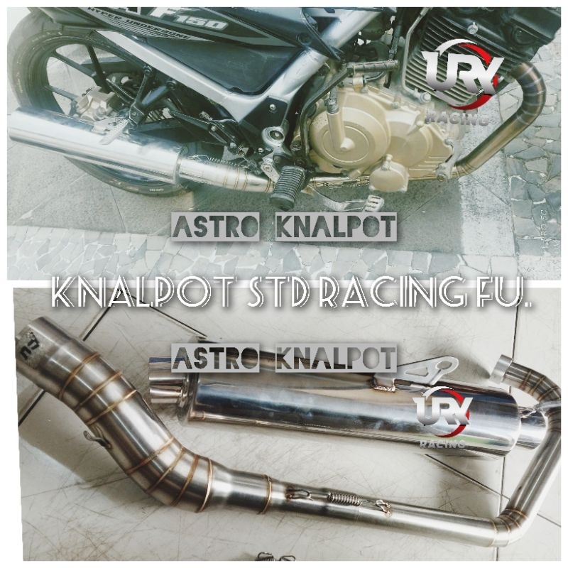 knalpot Satria 150 Fu standar racing stenlis