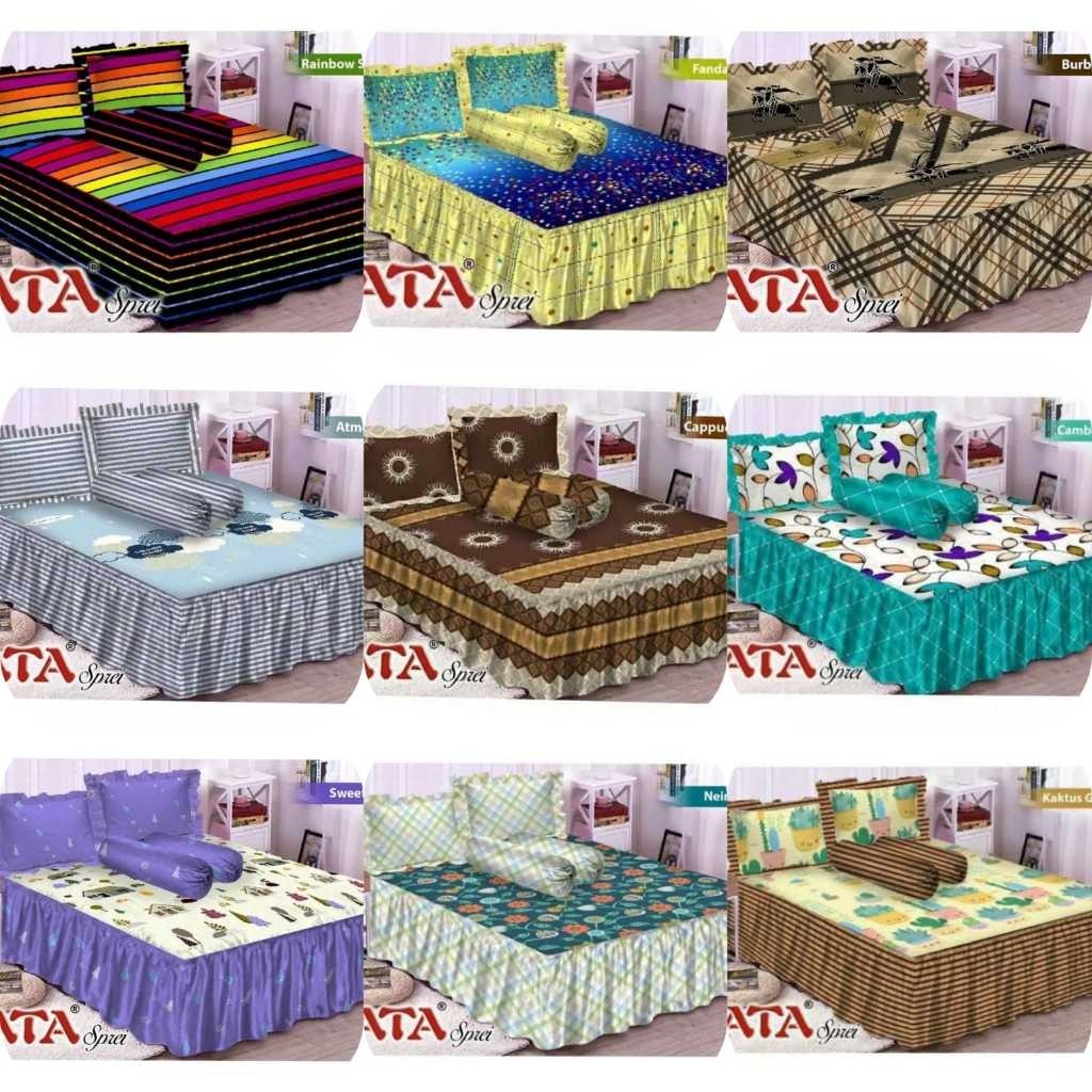 FATA - Sprei Rumbai / Seprai Rumbai FATA Ukuran King 180x200x35 / Queen 160x200x35