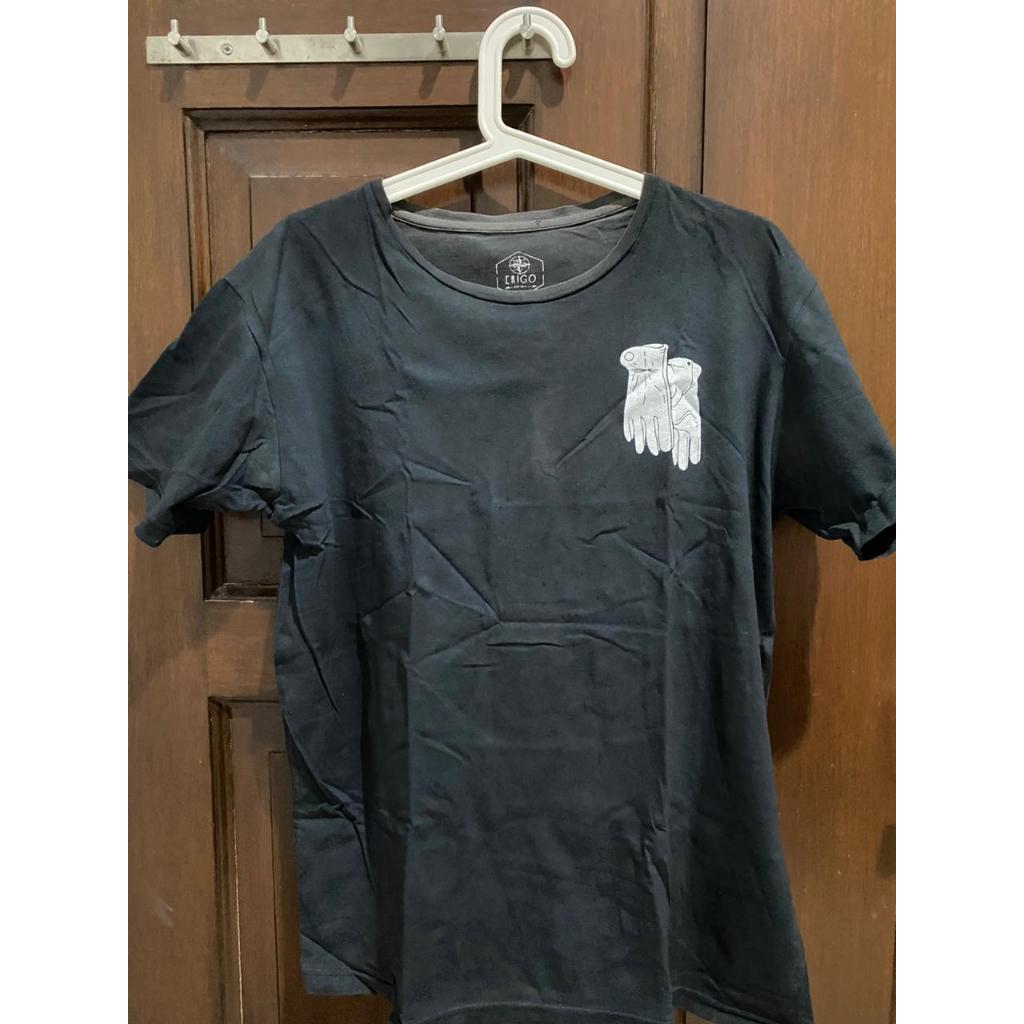 Erigo Kaos Hitam Otomotif Automotive Motif Handgloves Sarung Tangan - Size M Original 100%