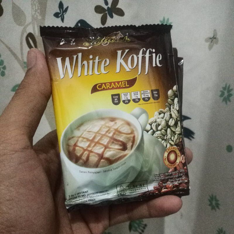 

Luwak White Koffie Caramel 3 in 1 20g 5 sachet