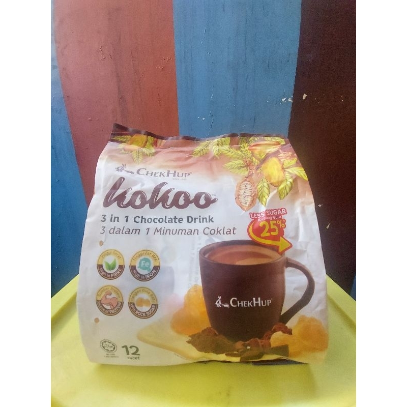 

Chek Hup Kokoo 3in1 Chocolate Drink Original (12x40gr) ChekHup 3in1 Chocolate Drink Original