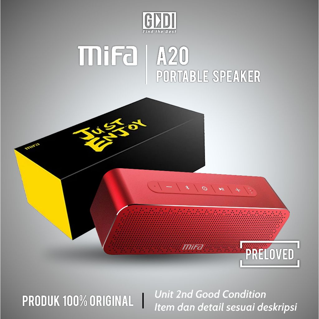 Mifa A20 Bluetooth Portable Speaker 3D Surround Sound