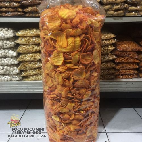 

KERIPIK POCO POCO BALADO BAL ISI 2 KG RENYAH GURIH - INSTANT DAN SAMEDAY