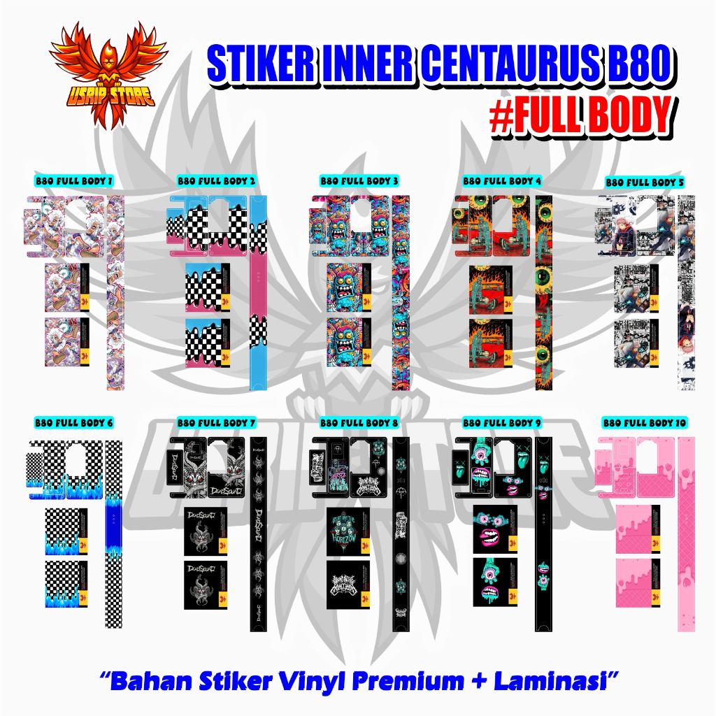 

STIKER CENTA B80 FULL BODY