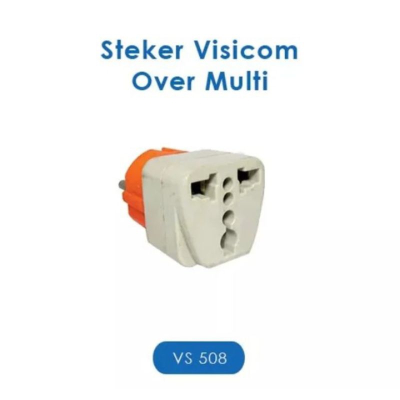 Visicom Oversteker VS-508 Sambungan Colokan Over Steker Listrik