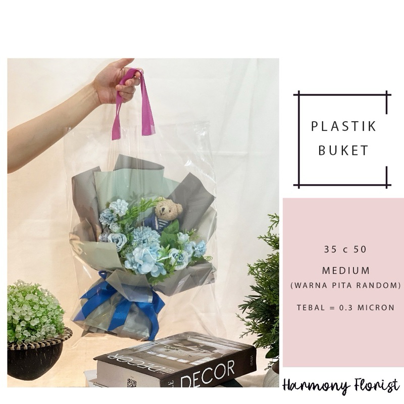 

plastik buket bunga bungkus dekorasi hias hand bouquet