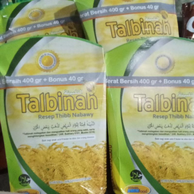 

Talbinah resep thibb Nabawy 400g+40gr tepung gandum Talbinah Original/Talbinah