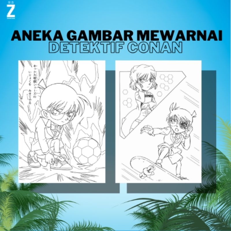 

Kertas Gambar Mewarnai A4 [ Detektif Conan ]