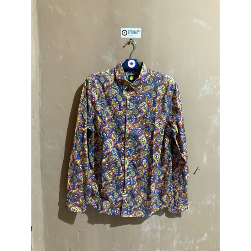 kemeja pretty green paisley