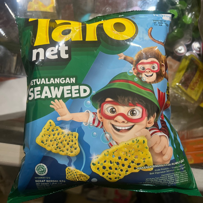 

Snack Taro Rasa Rumput Laut Seaweed Besar