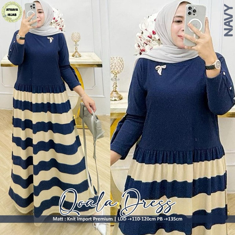 GAMIS WANITA || QOALA DRESS by ATHAYA