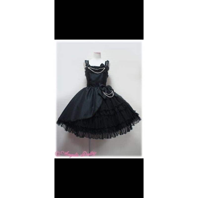 Angelic Pretty jumperskirt black kawai
