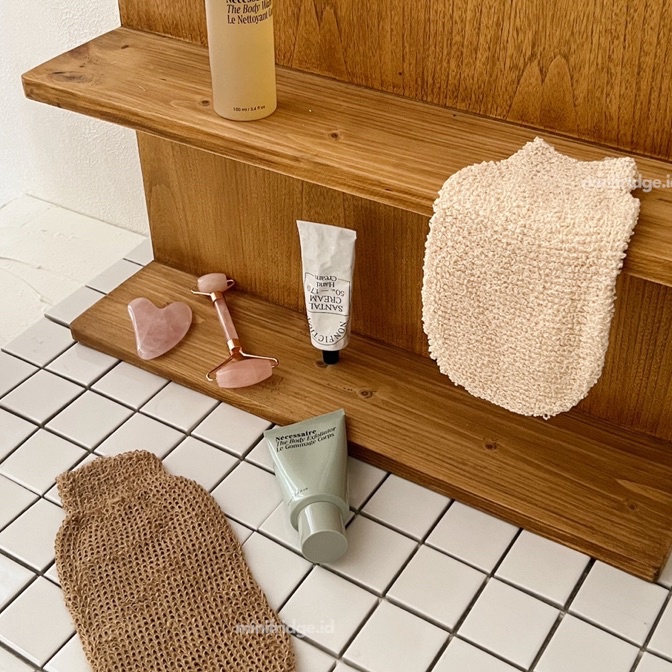 KP8 MINIFRIDGE Fiber Gloves Exfoliating Face and Body Glove Penghilang Daki Magic Gloves Sarung Tang