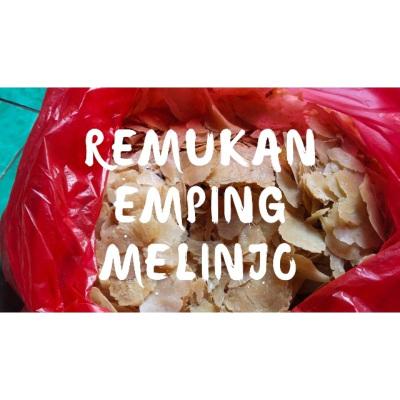 

Emping Melinjo Remukan/ Emping Sortiran/ Emping Sisa Sortiran