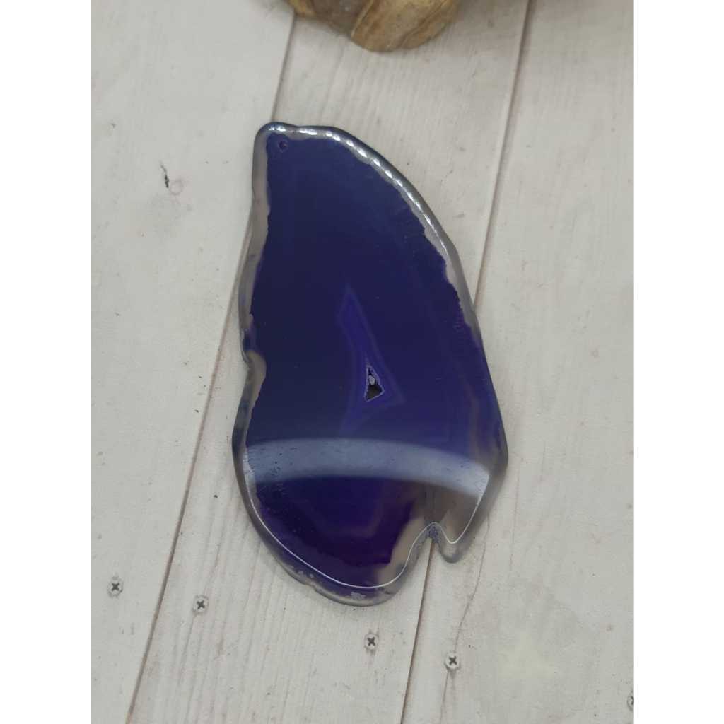 Dark Purple Agate Slice