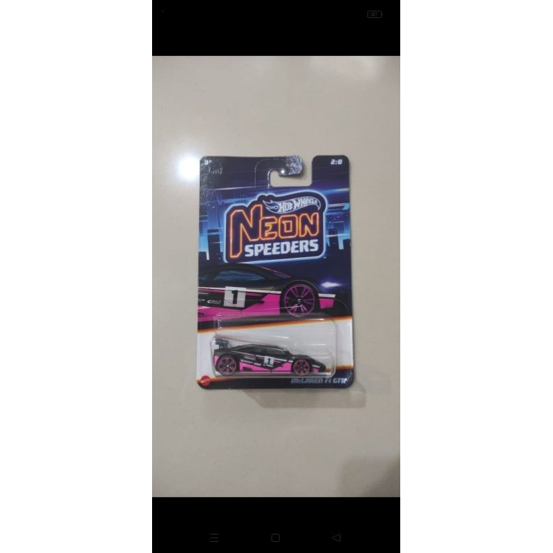McLaren F1 GTR Neon Speeders Hotwheels