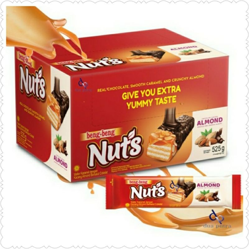 

beng beng nuts almond isi 15pcs @35g