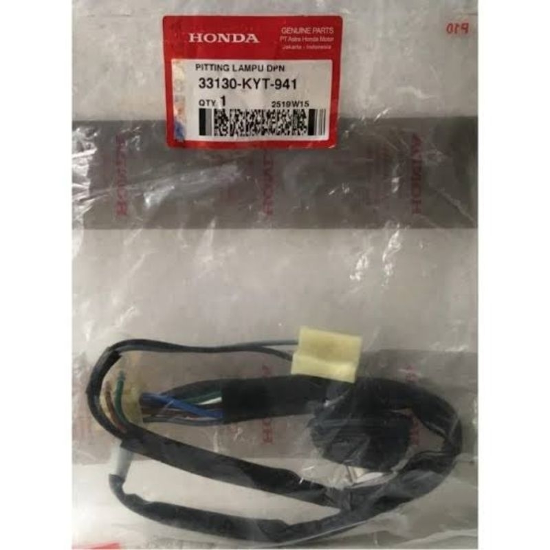 fitting socket lampu depan scoopy karbu/ 33130-KYT-941