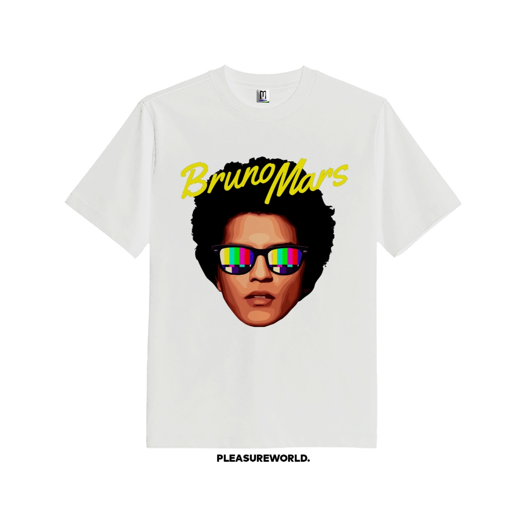 Tshirt Bruno Mars - Unothodox Jukebox White