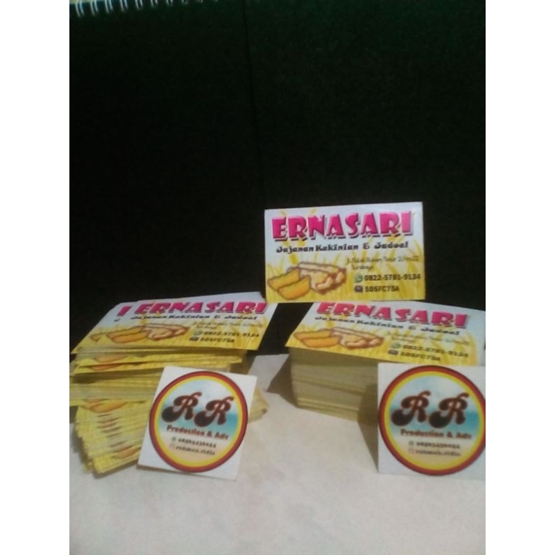 

Stiker label makanan/produk custom 100pcs (preorder)