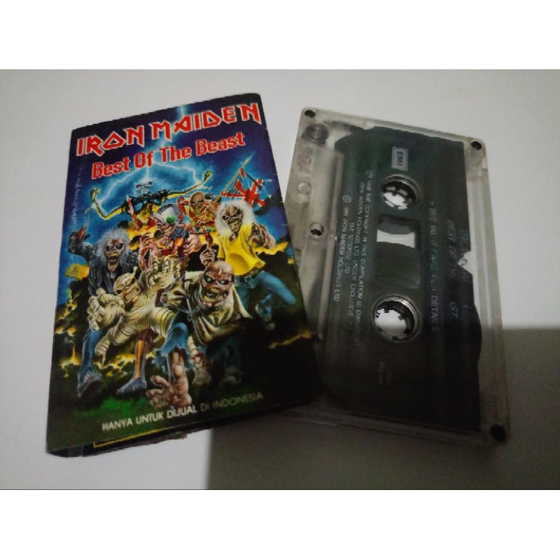 kaset iron maiden - the best of the beast