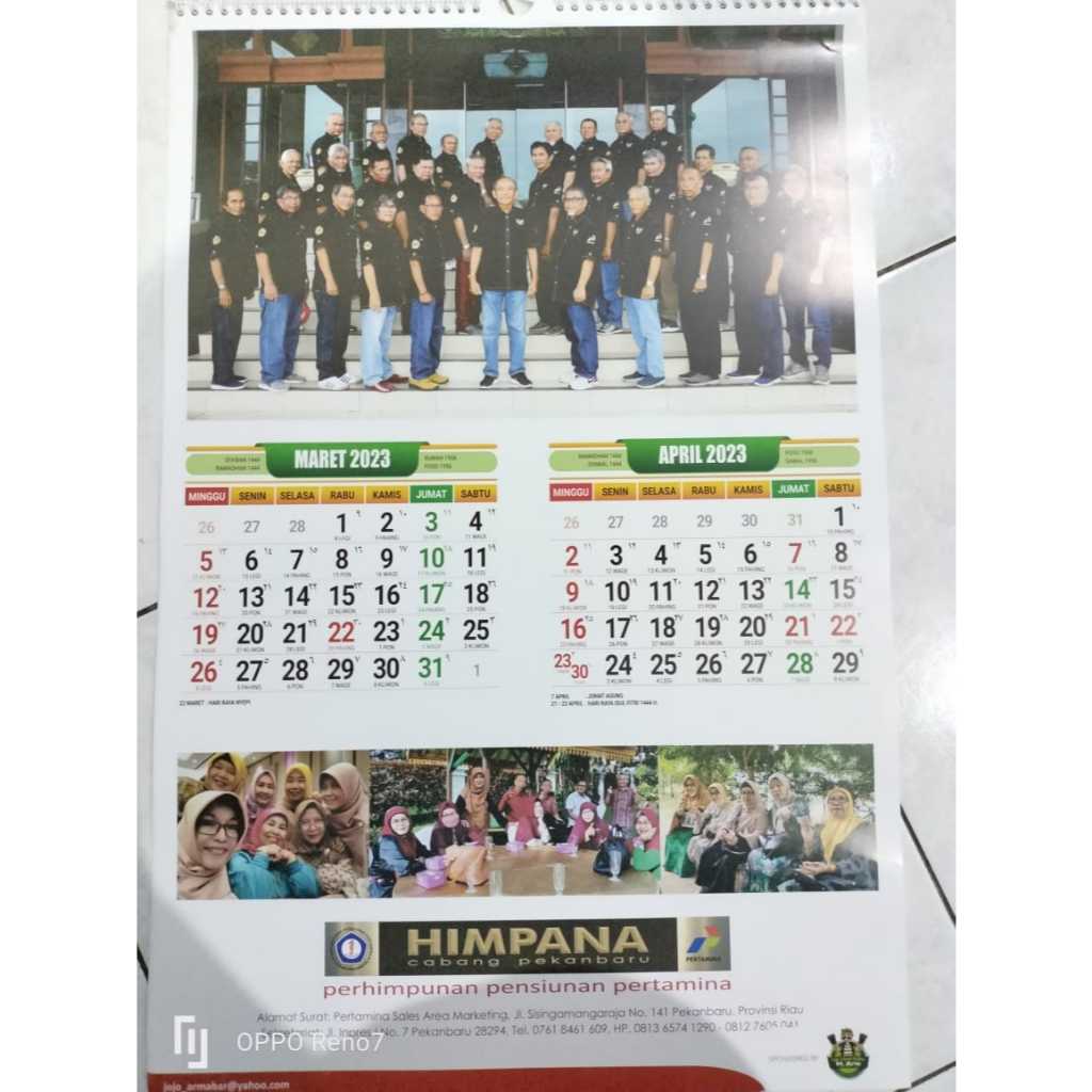 

Custom Kalender DInding Tahun 2025 Jilid Klem Seng / Kalender Dinding Murah Tahun 2025 isi 7 lembar