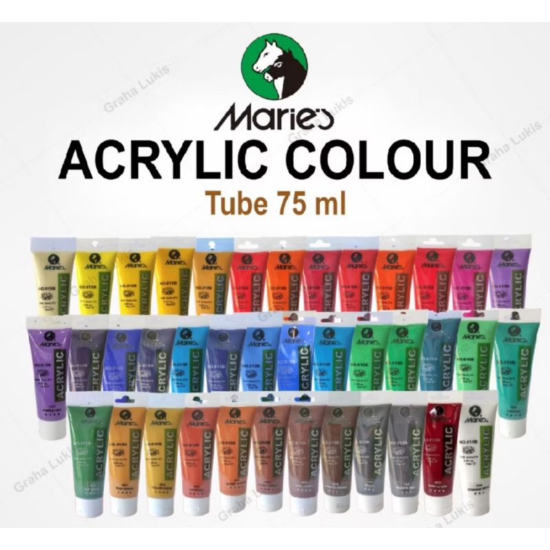 

CAT ACRILIK ACRILIK MARIES 75 ML PREMIUM QUALITY FOR PAINTING