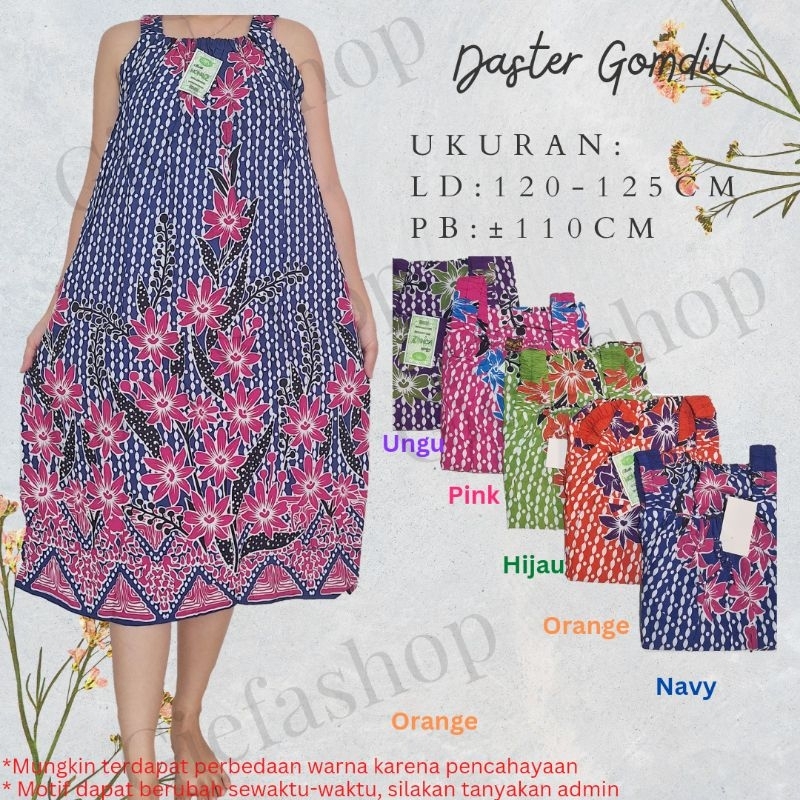 Giefashop - Daster Gondil Daster Yukensi Daster seksi Daster batik Lingerie dasteribu dasterpola das