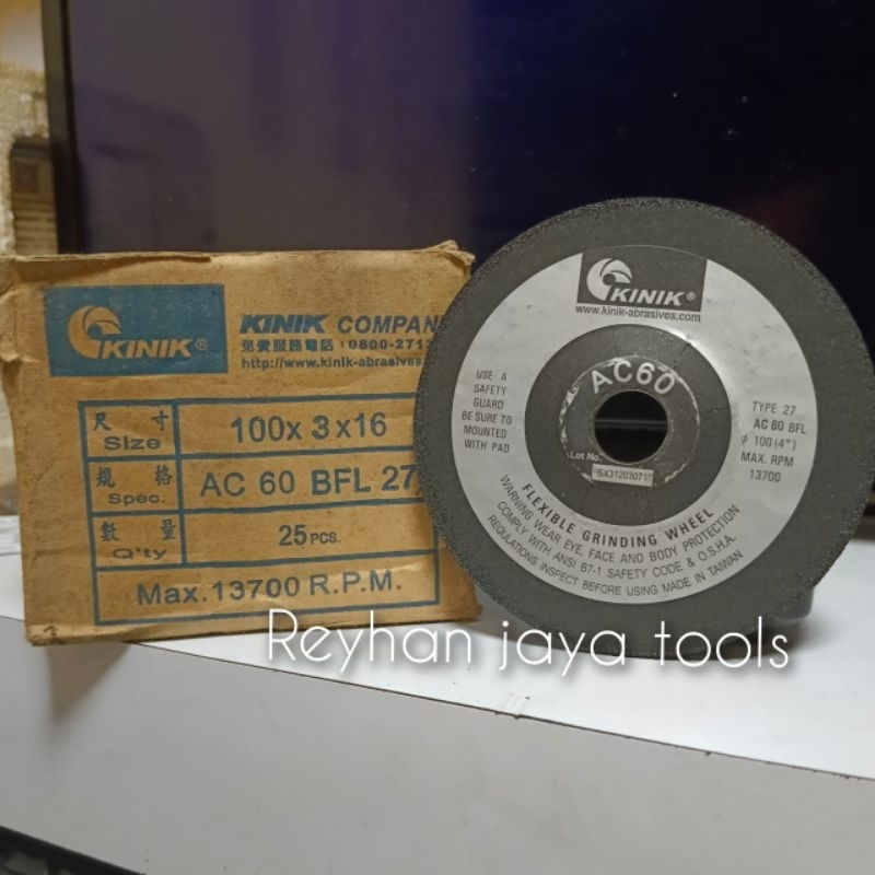 Mata Gerinda poles stainless steel 4 inch Mata gerinda poles besi 4 inch Kinik Flexibel