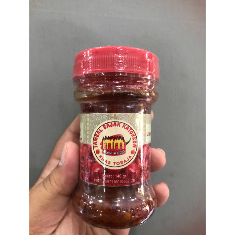 

Sambal Bajak Katokkon Khas Toraja 140gr