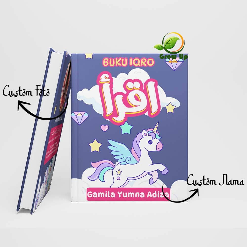 Iqro Custom Nama Desain Cover Iqro Warna