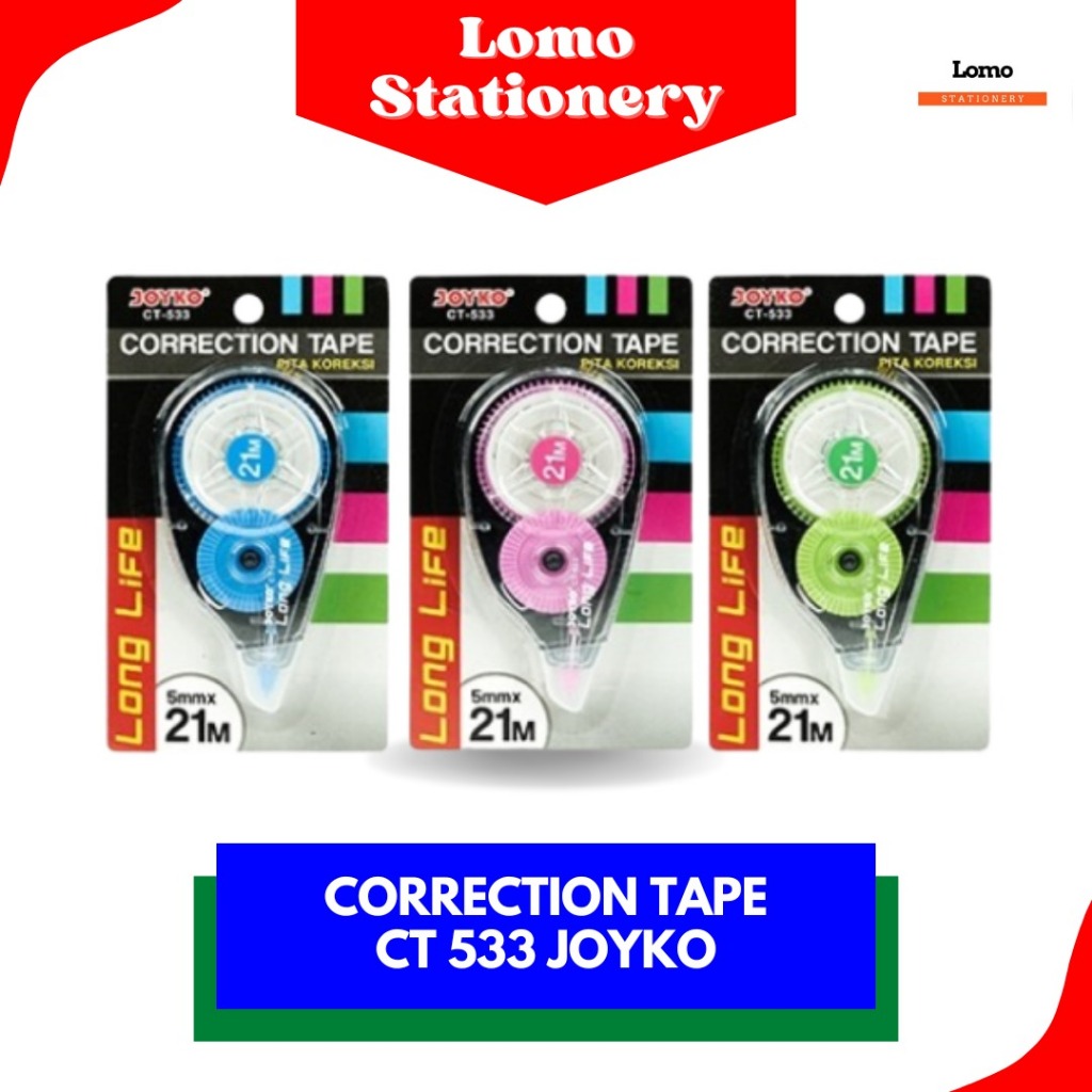 

Correction Tape Pita Koreksi Joyko CT-533