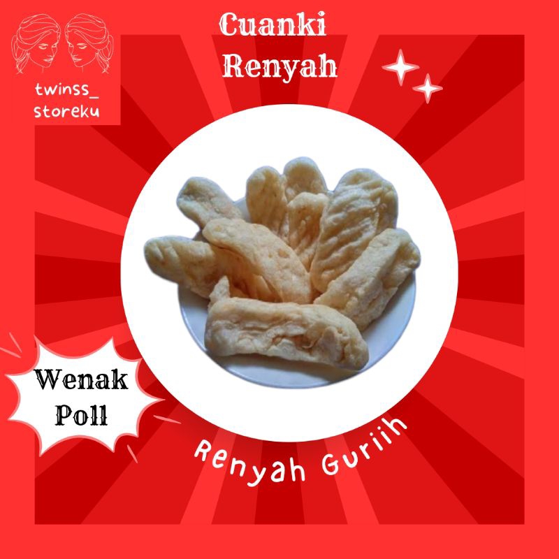 

Cuanki Lidah Renyah cocok untuk topyng seblak/bakso Aci