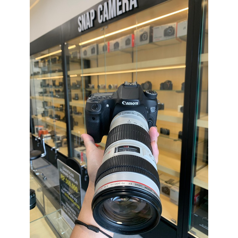 Canon 70D + Lensa 70-200mm f4 USM