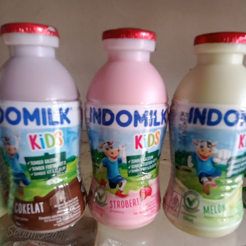 

INDOMILK Kids 190 ml rasa Coklat, Strawberry, Melon