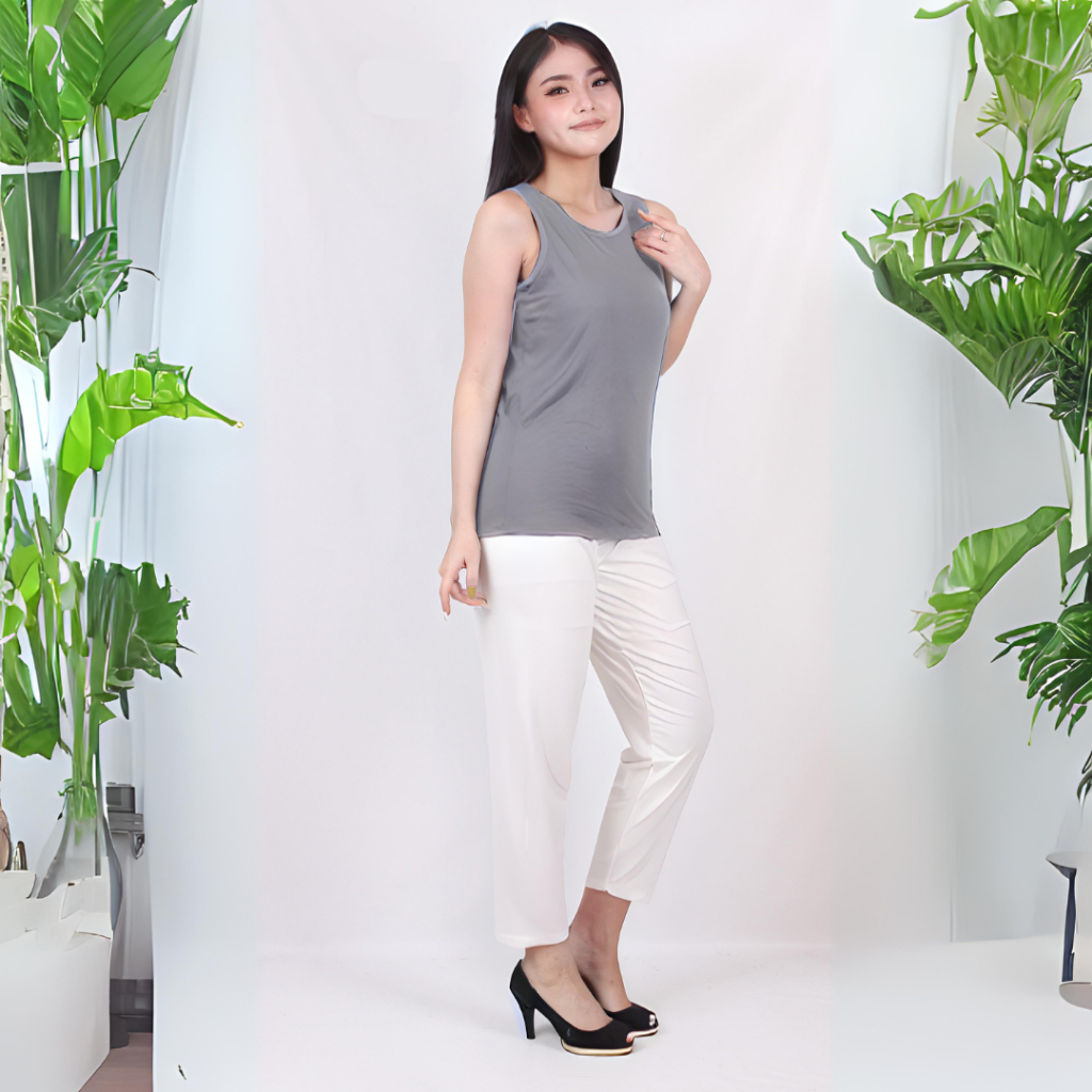 STAYL Singlet Kaos Dalam Wanita 20 Warna, Kaos Kutang Perempuan Dalaman Cewek Oversize Lekbong