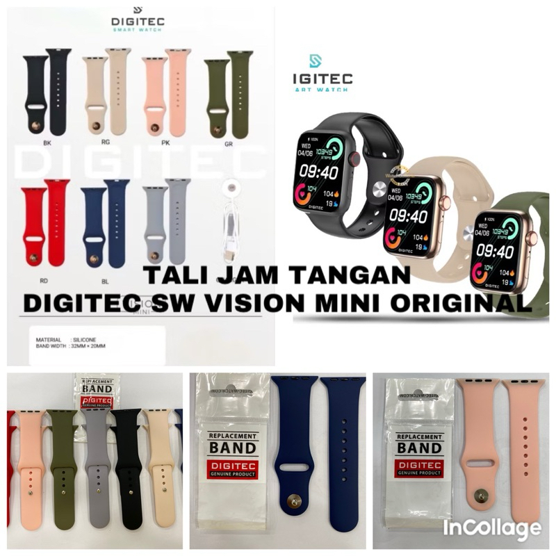 Strap/Tali jam tangan Digitec Vision Mini Original