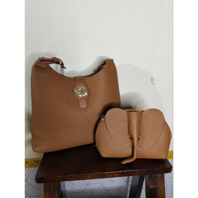 Tas Totebag ori Mojito Hobo size 33x19x10cm ada pouch bisa di sling