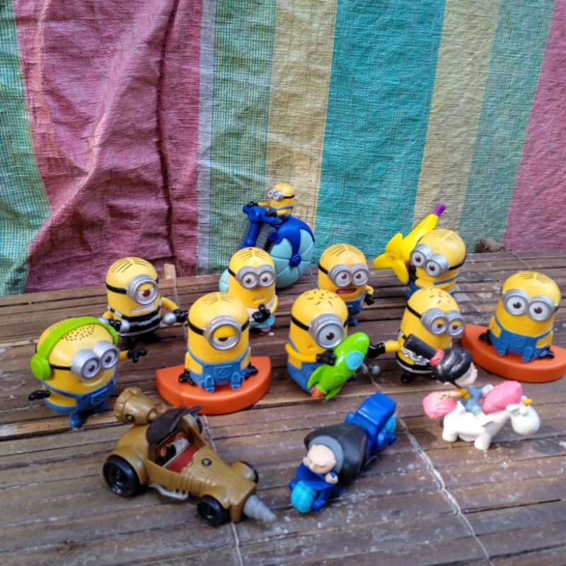 happy meal toys minion despicable me 3 full set